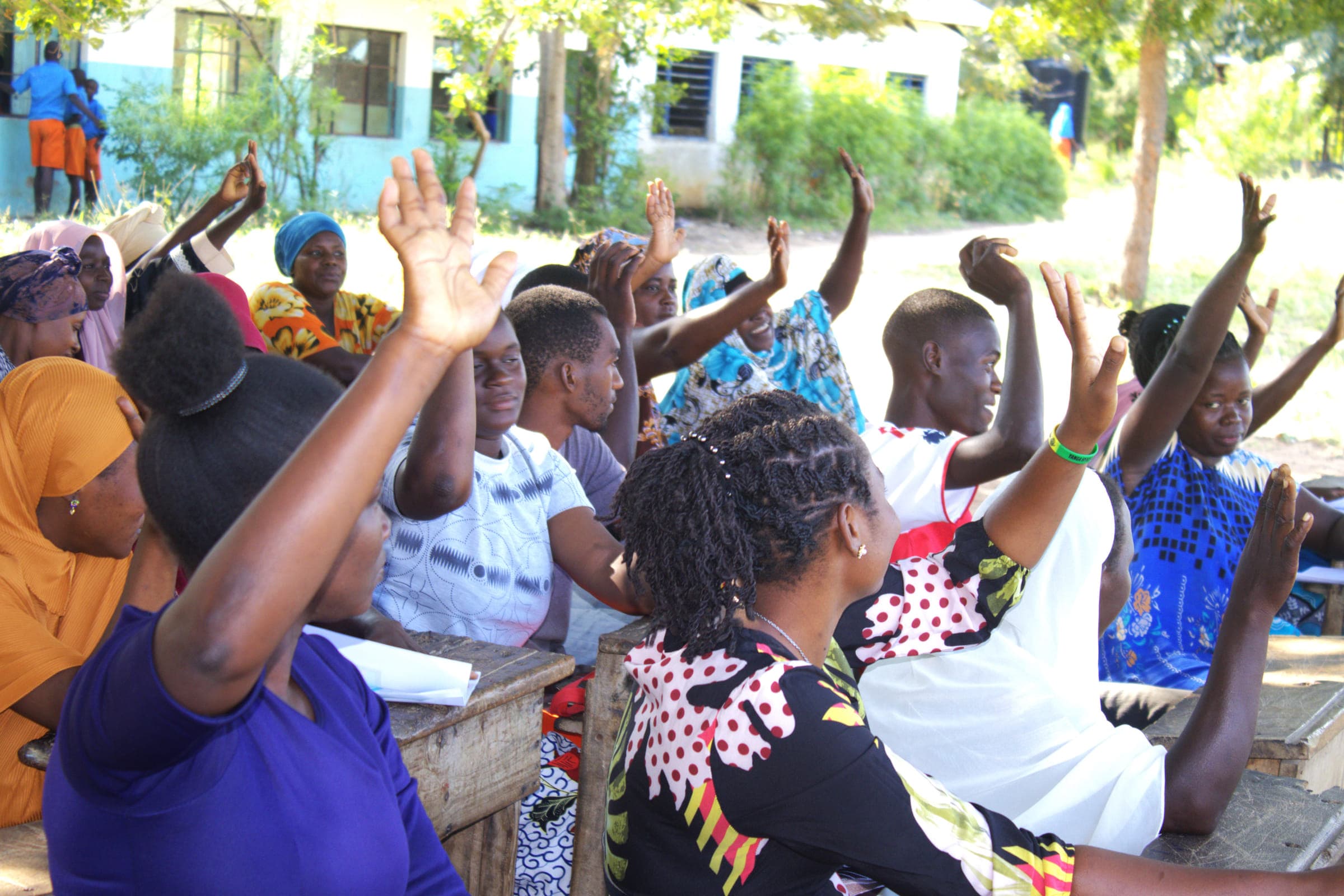 A GGI na Vijanaa session under way at Ngathini