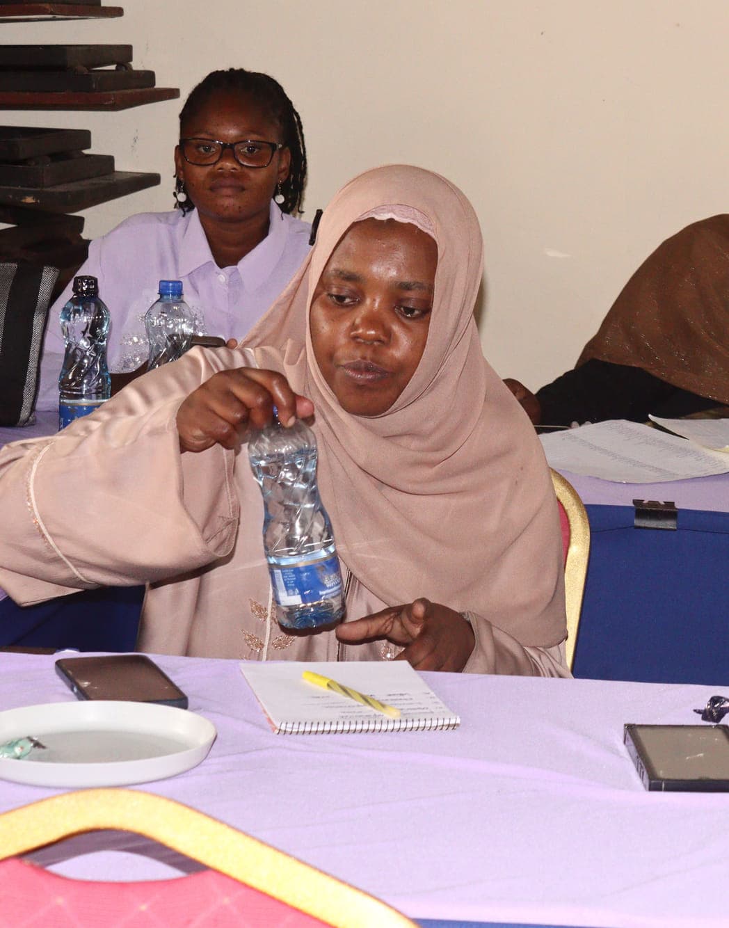 GGI staff and champions during a catch-up meeting